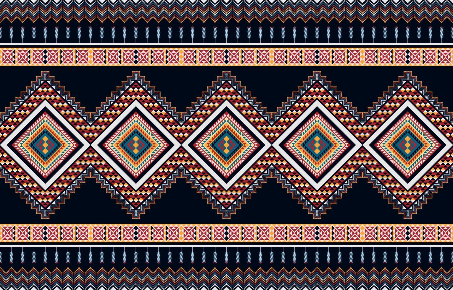 Geometric ethnic pattern seamless. ethnic seamless pattern. Design for cloth business, curtain, background, carpet, wallpaper, clothing, wrapping, Batik, fabric,Vector illustration. vector