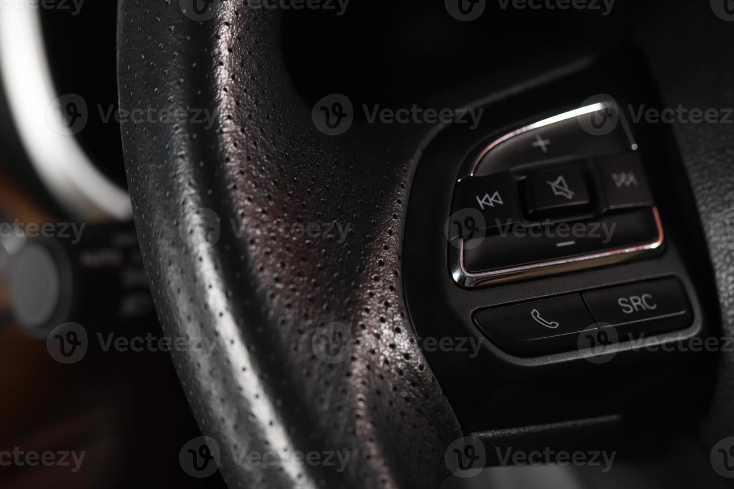 Mobile control buttons in the car photo