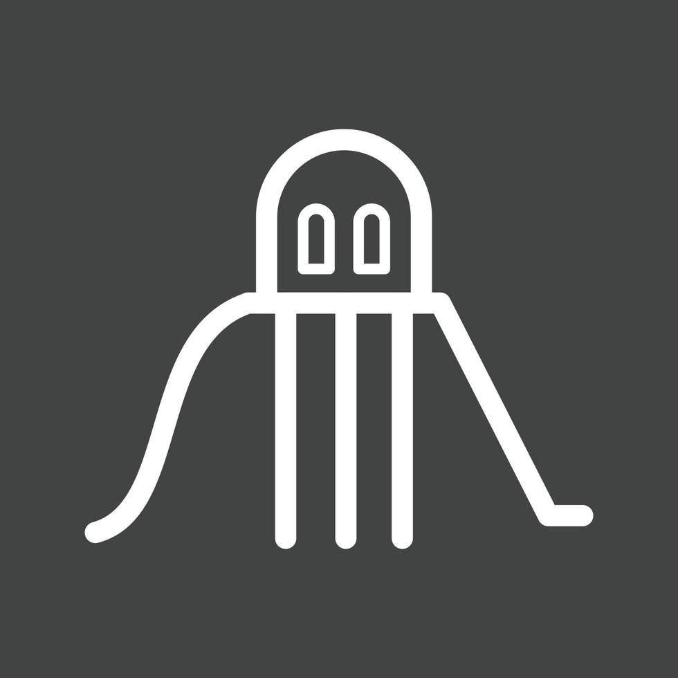 Slide Line Inverted Icon vector