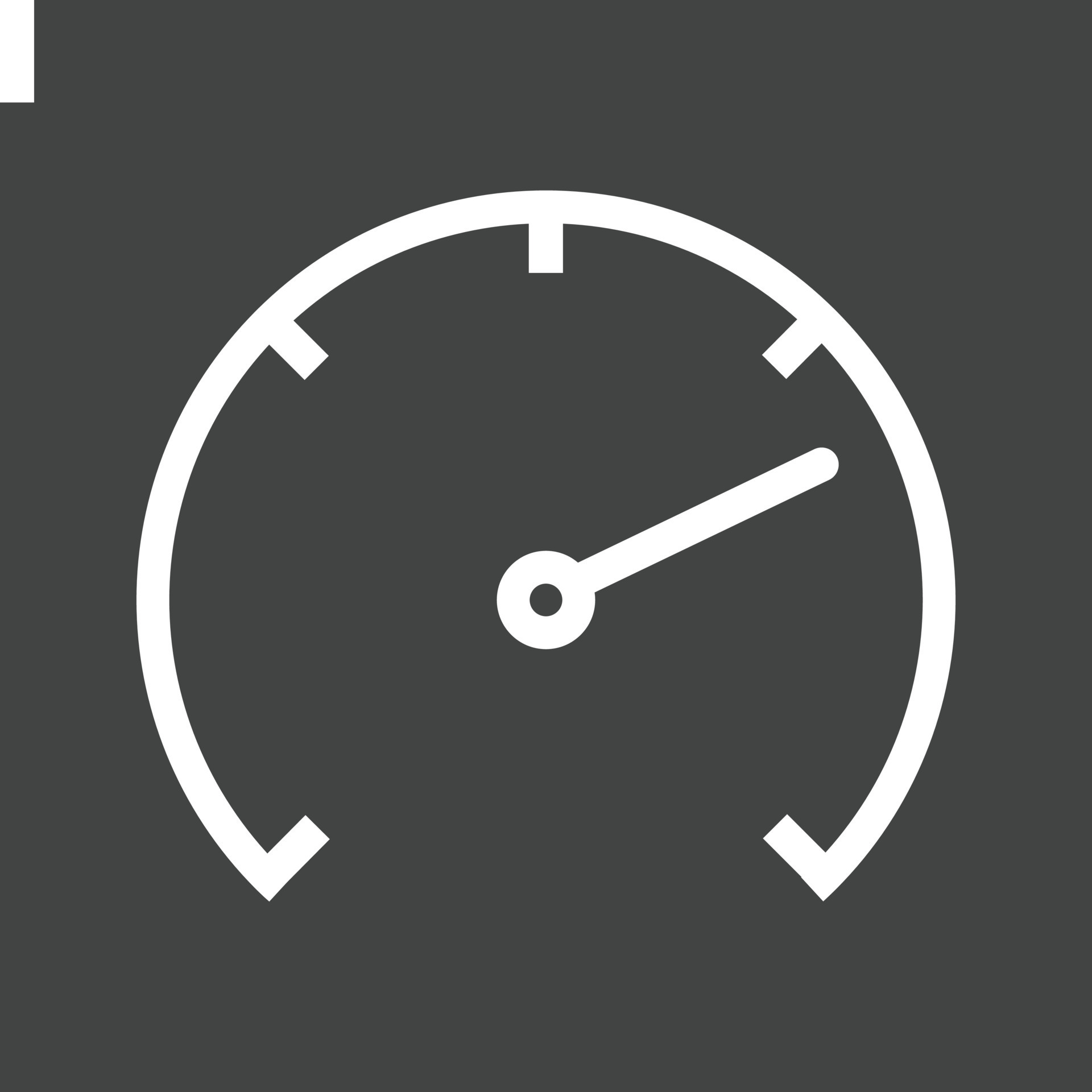 Speedometer Line Inverted Icon 11901696 Vector Art at Vecteezy