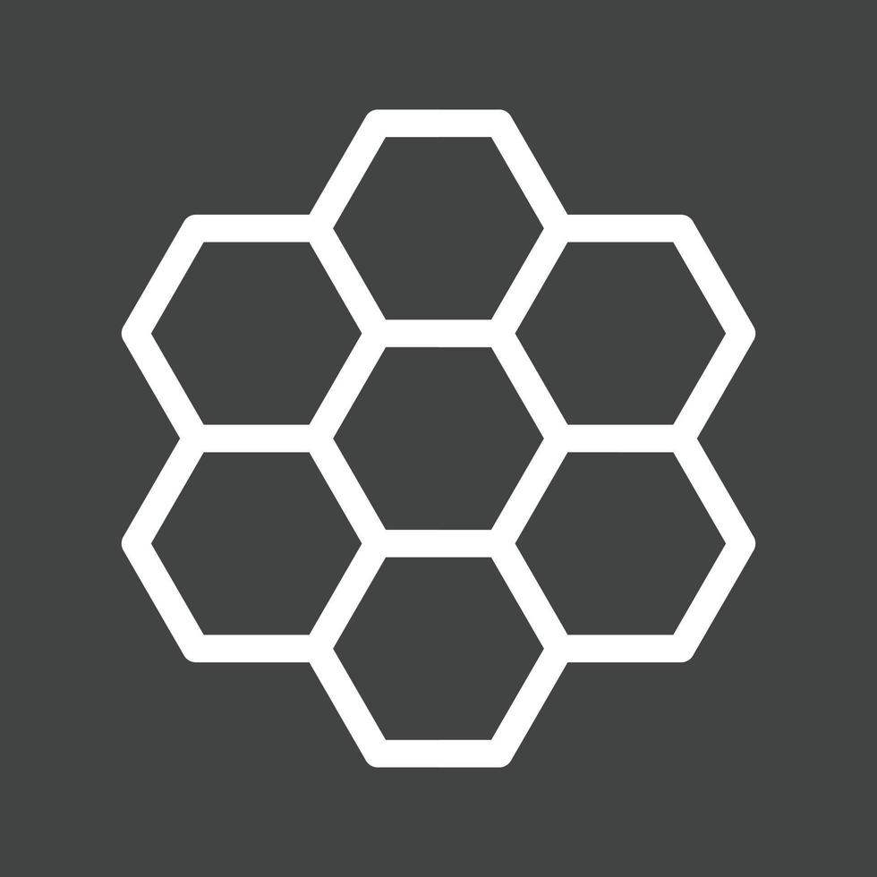 Organizational Structure Line Inverted Icon vector
