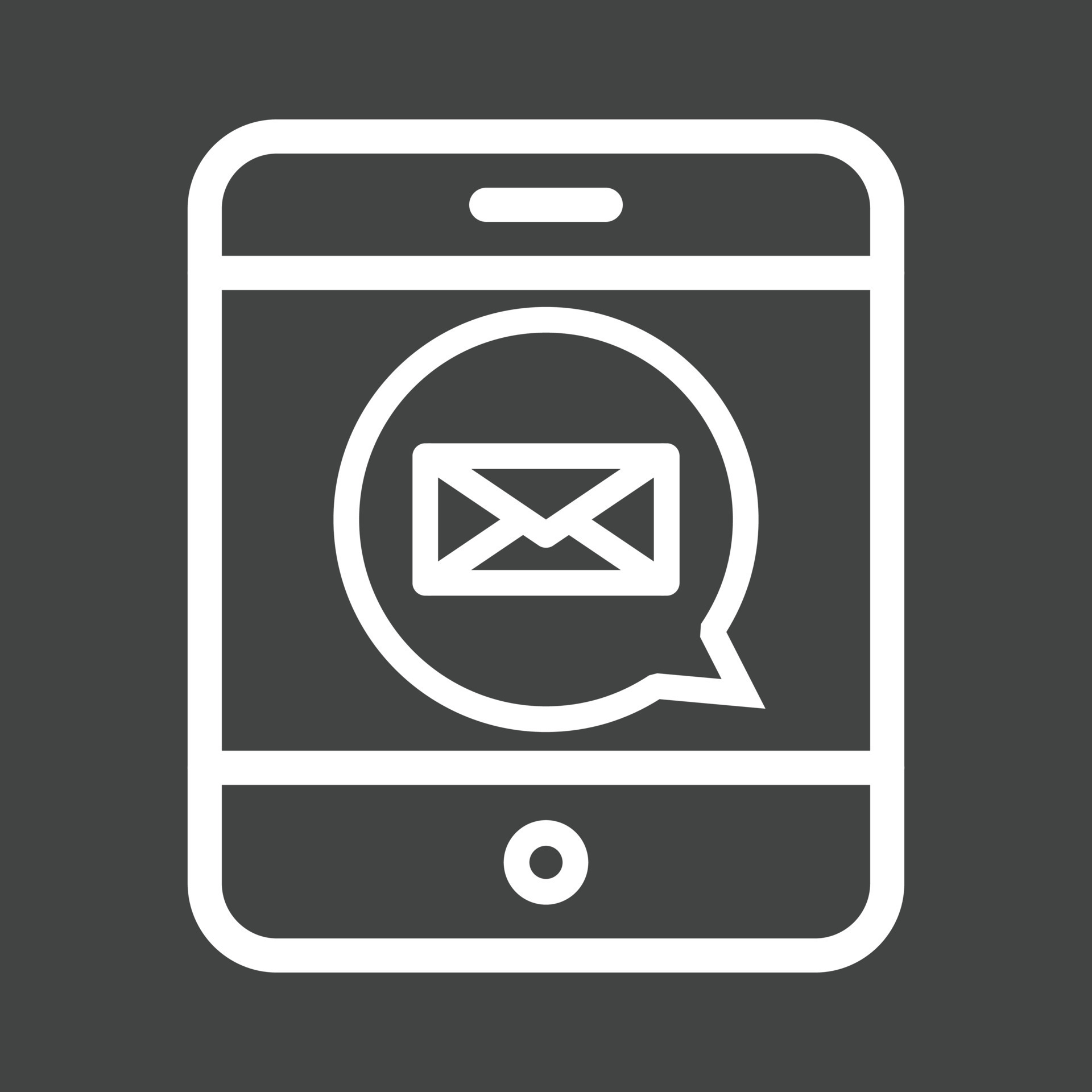 how do i get back my text message icon