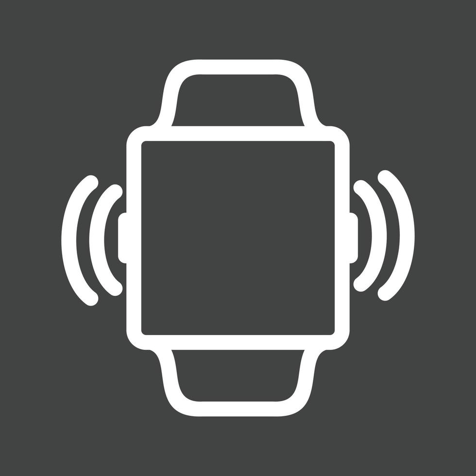 Vibration Line Inverted Icon vector