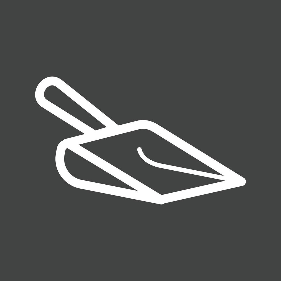 Measure Flour Line Inverted Icon vector