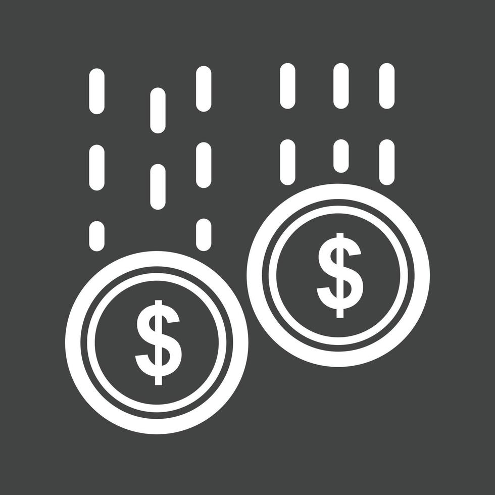 Investment Line Inverted Icon vector