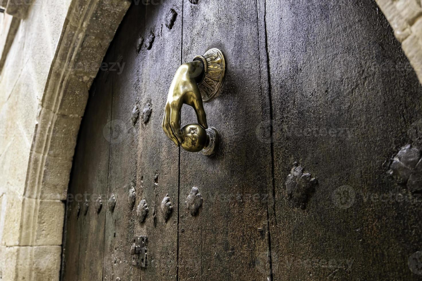 Golden door knocker photo