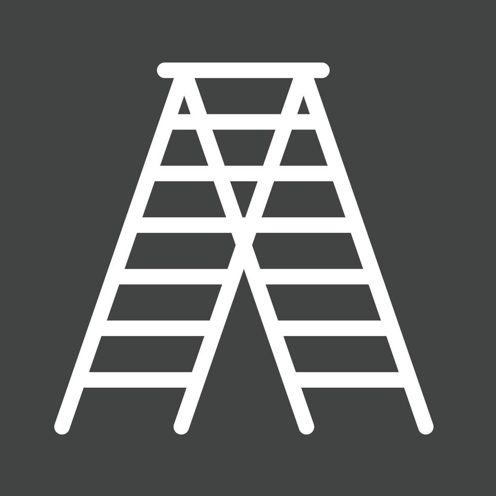 Ladder Line Inverted Icon vector