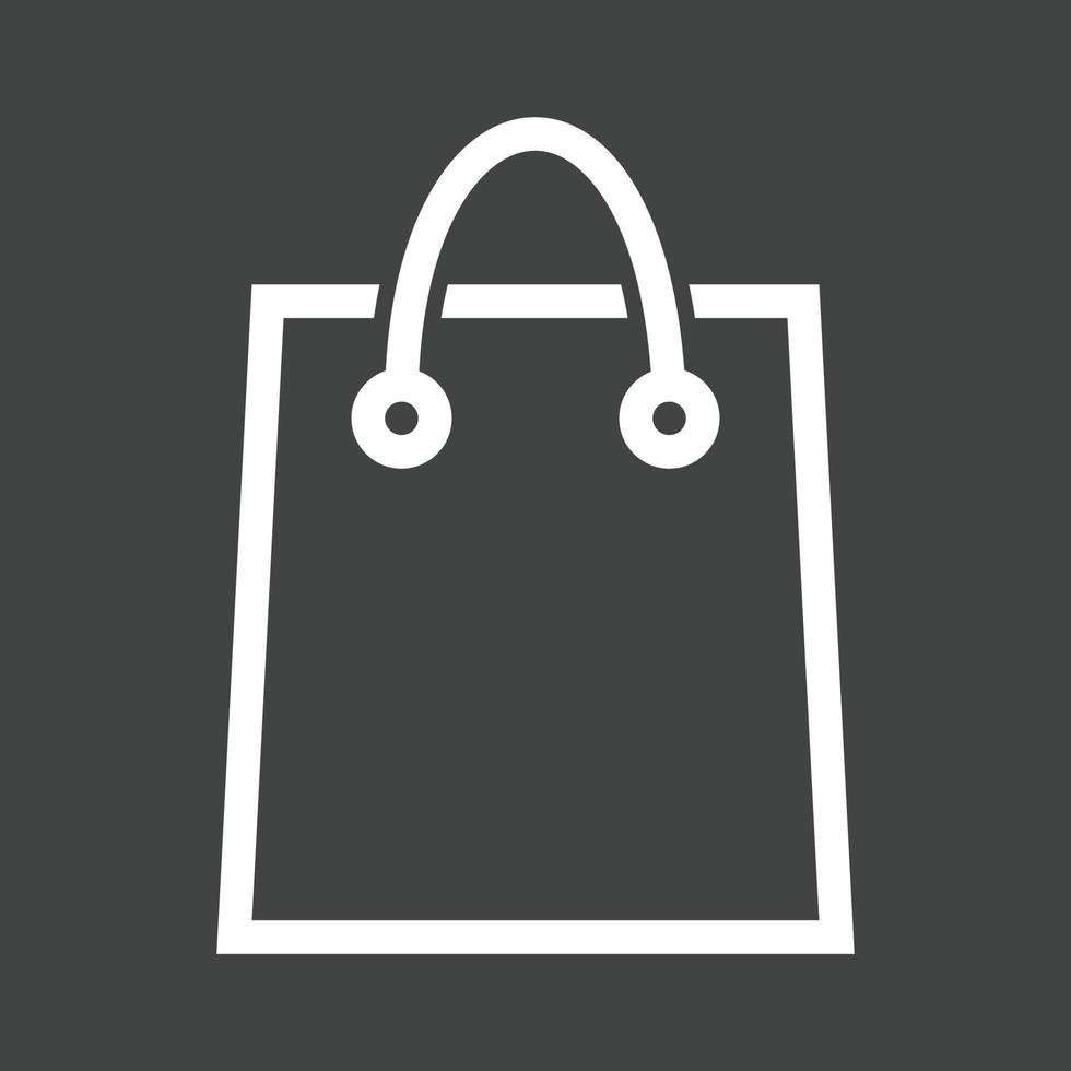 Checkout Line Inverted Icon vector