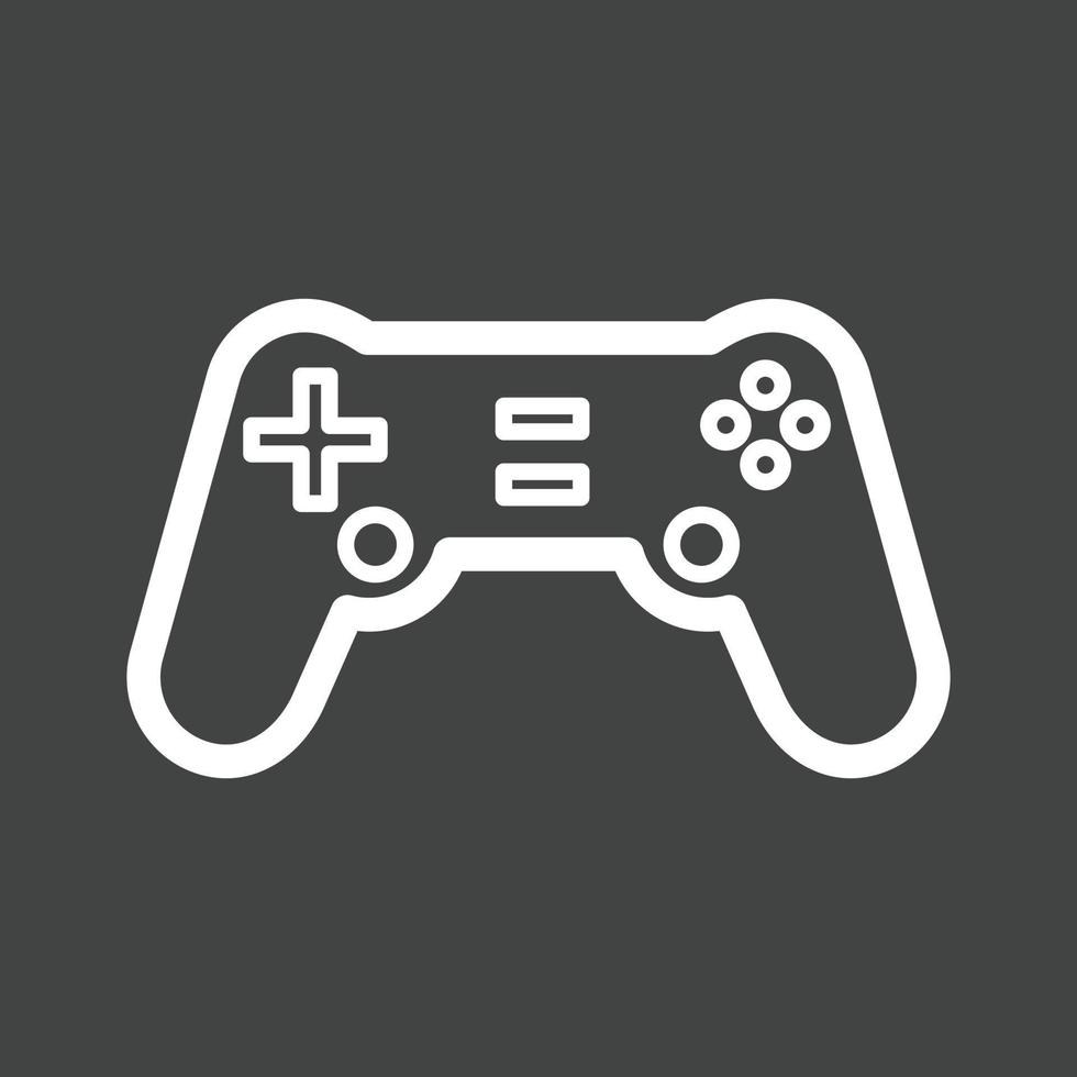 Gaming Console I Line Inverted Icon vector