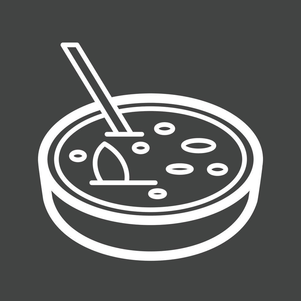 línea crema catalana icono invertido vector