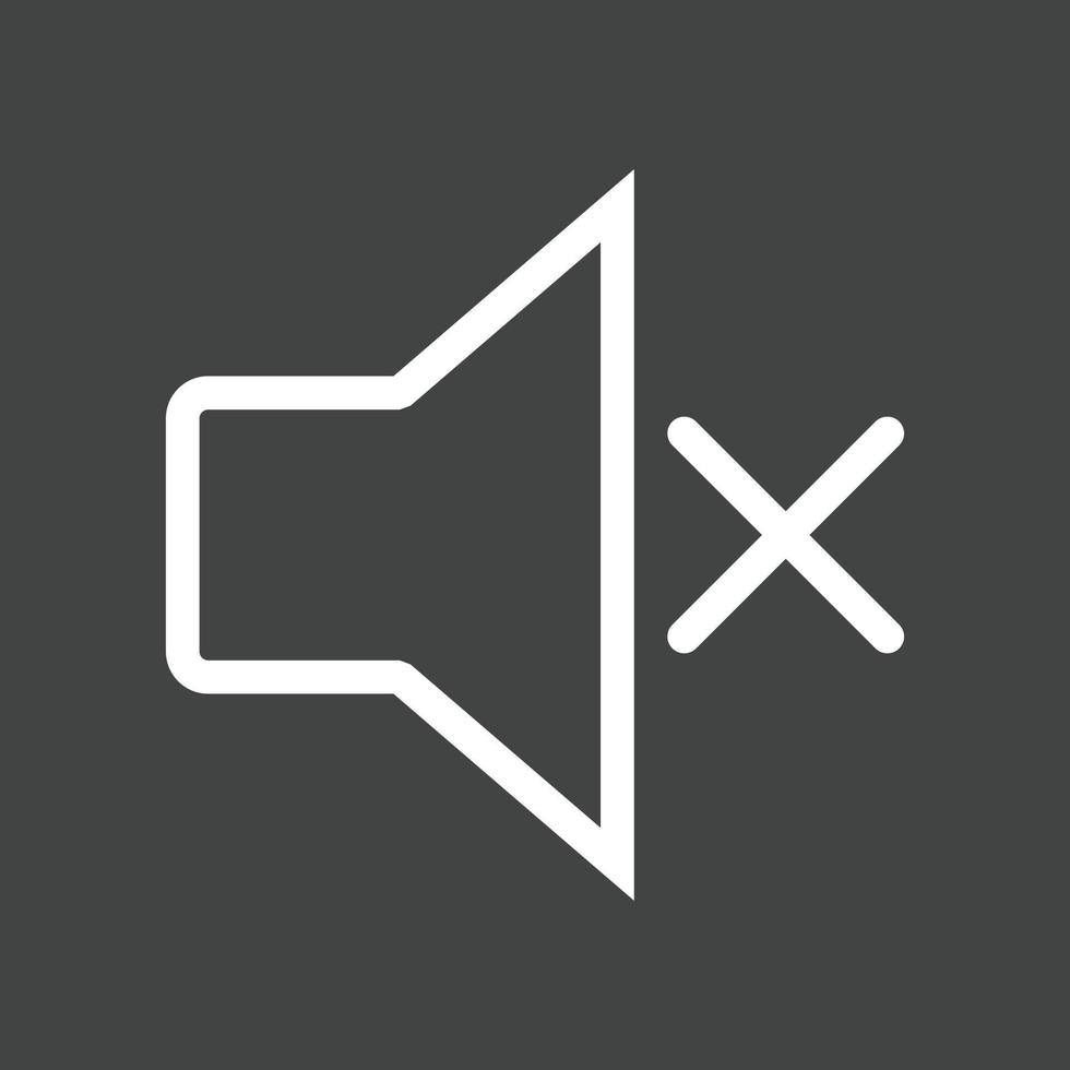 Mute Line Inverted Icon 11903297 Vector Art at Vecteezy