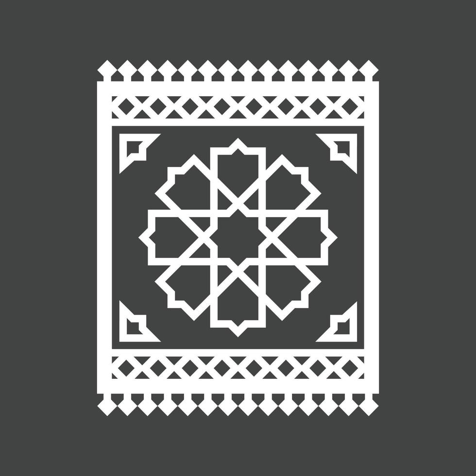Carpet Line Inverted Icon vector