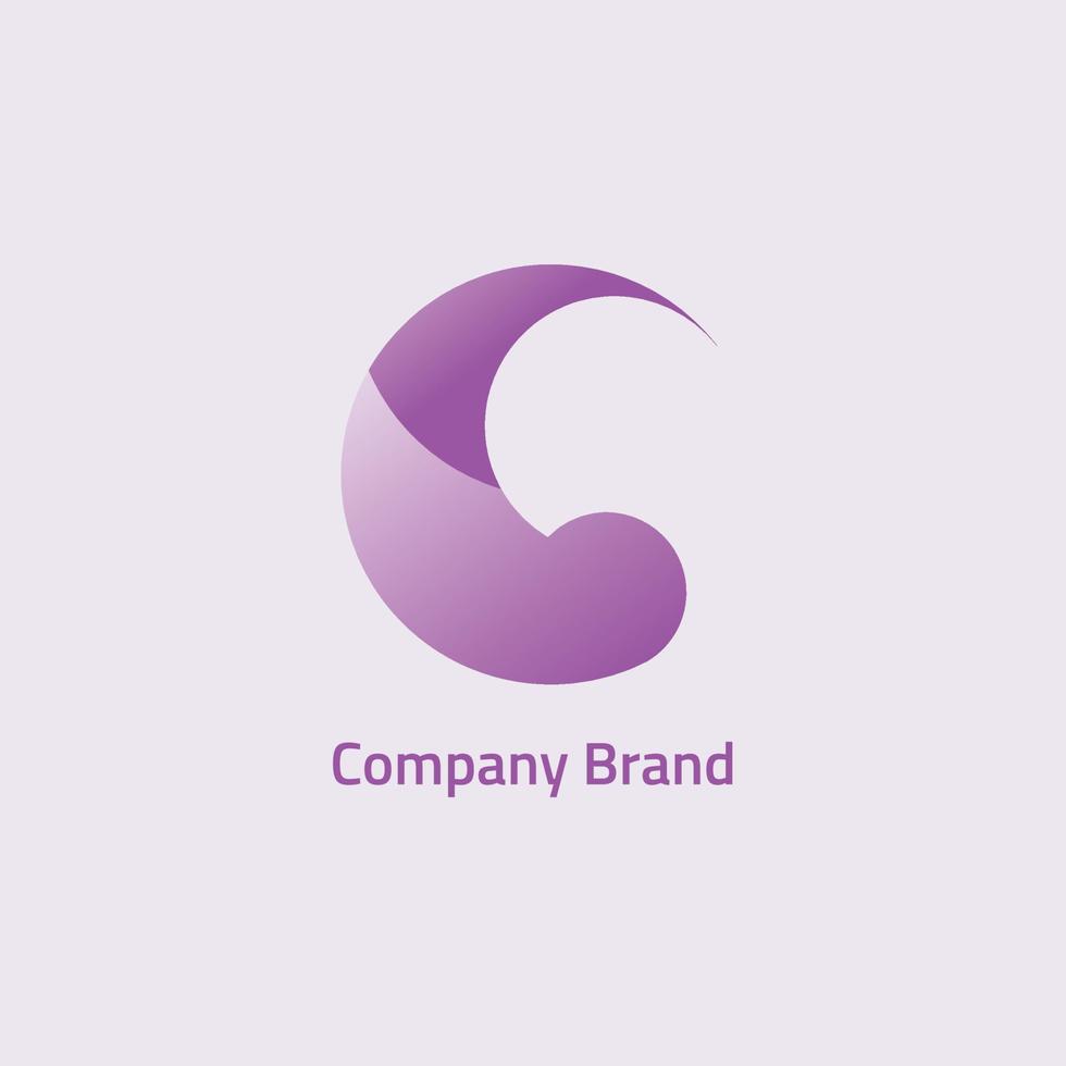 Circular Abstract Logo With Two Colors 11903613 Vector Art At Vecteezy