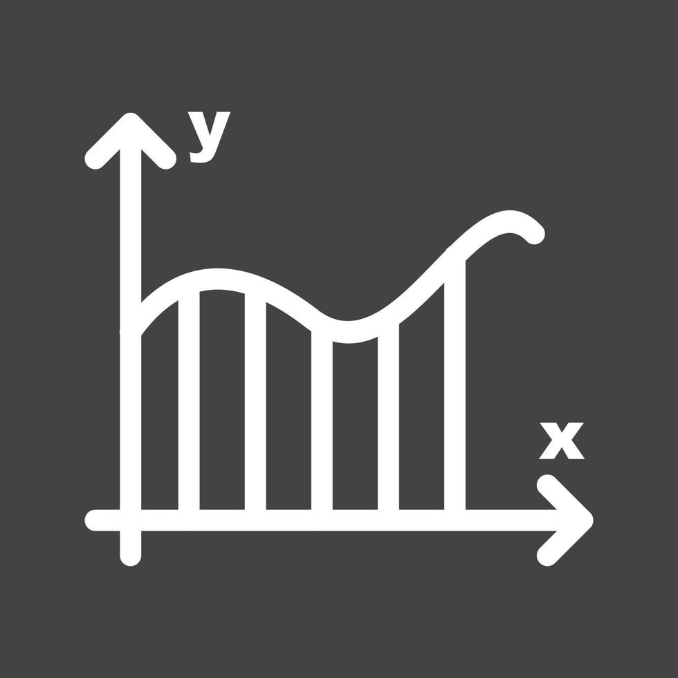 Integral Line Inverted Icon vector