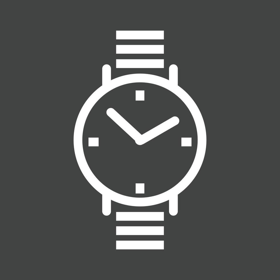 Wrist Watch Line Inverted Icon 11904452 Vector Art at Vecteezy