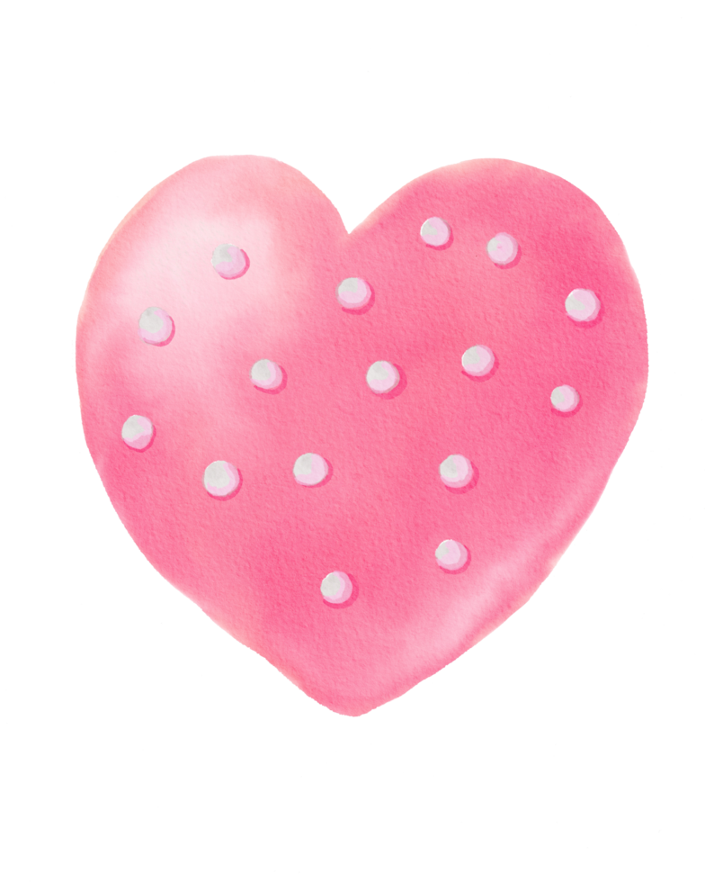 Valentine Chocolate Bomb  Watercolor Painted png