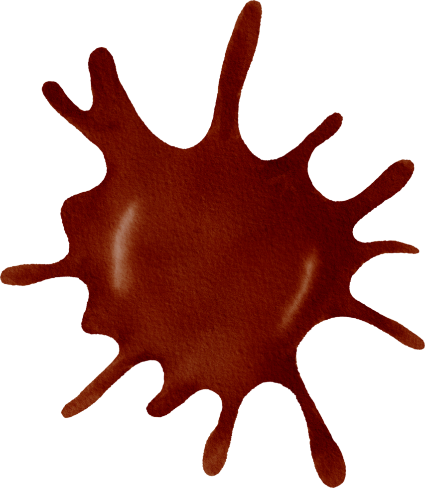 Watercolor Splash of caramel coffee 11905141 PNG