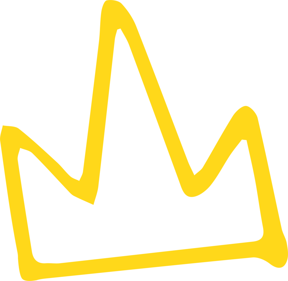 crown design illustration isolated on transparent background png