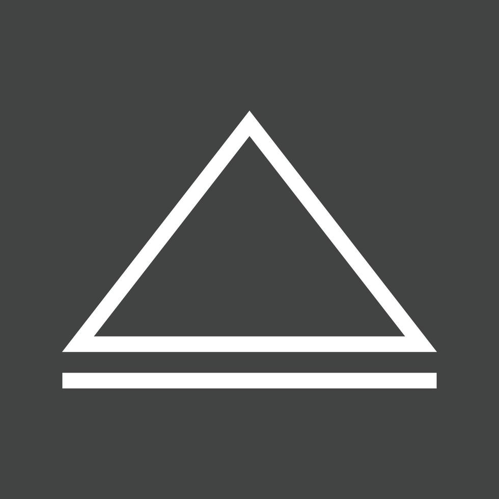 Arrow Up Line Inverted Icon vector