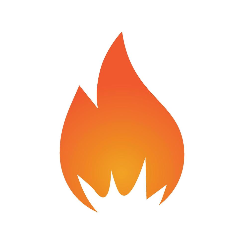 Fire flame Logo vector, Oil, gas and energy logo concept vector