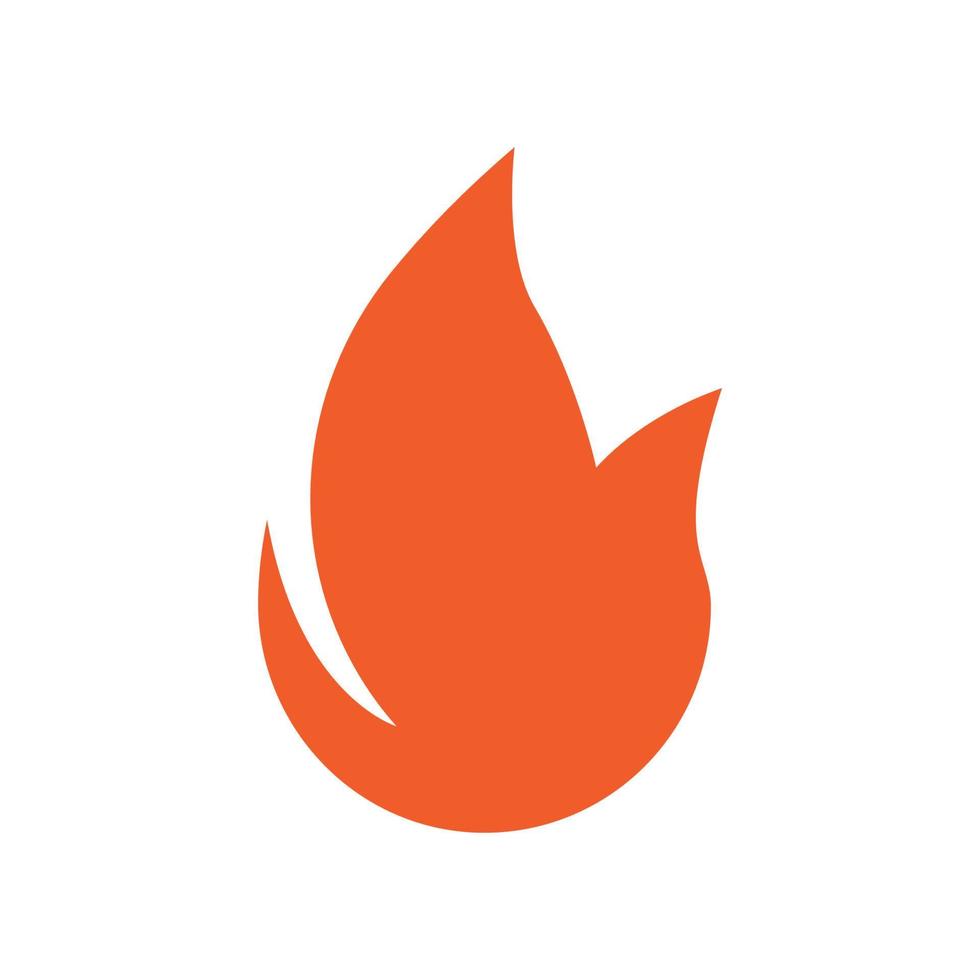 vector de logotipo de llama de fuego, concepto de logotipo de petróleo, gas y energía