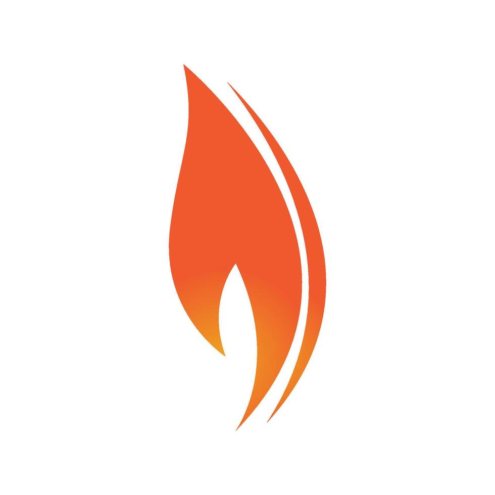 vector de logotipo de llama de fuego, concepto de logotipo de petróleo, gas y energía