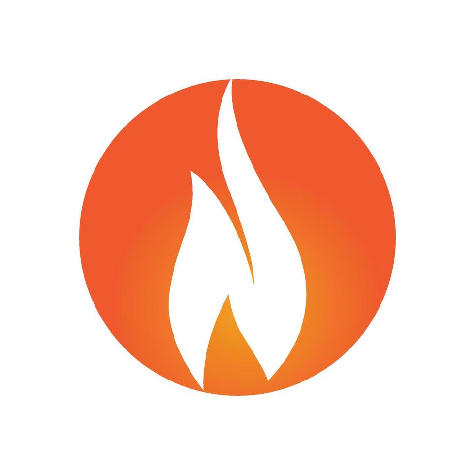 Fire flame Logo vector, Oil, gas and energy logo concept vector