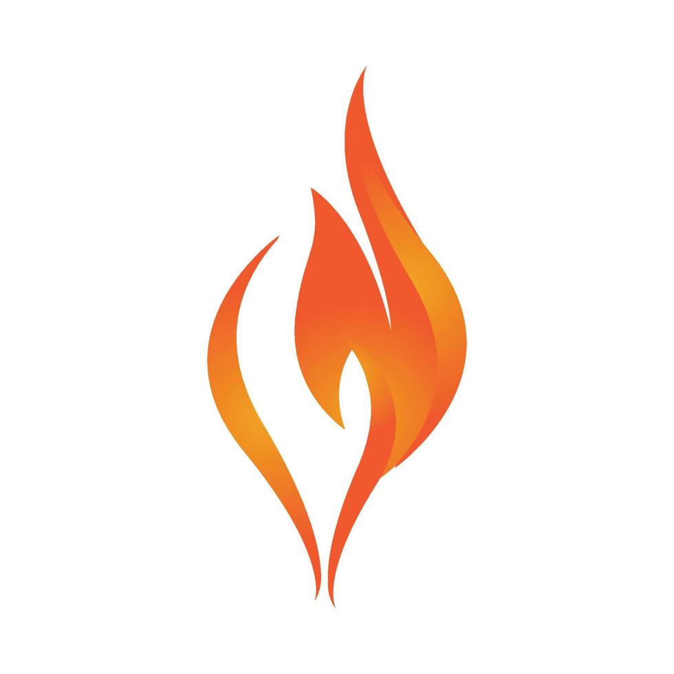 Fire flame Logo vector, Oil, gas and energy logo concept vector