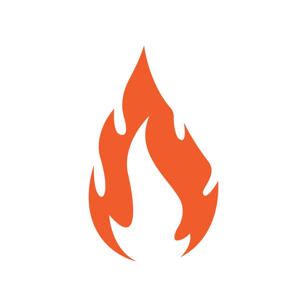 vector de logotipo de llama de fuego, concepto de logotipo de petróleo, gas y energía