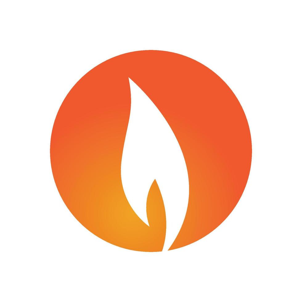 vector de logotipo de llama de fuego, concepto de logotipo de petróleo, gas y energía