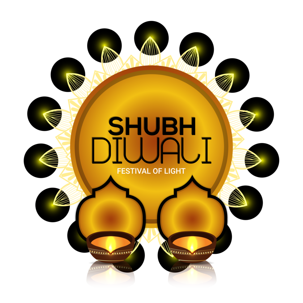 decorativo illustrazione Diwali diya png