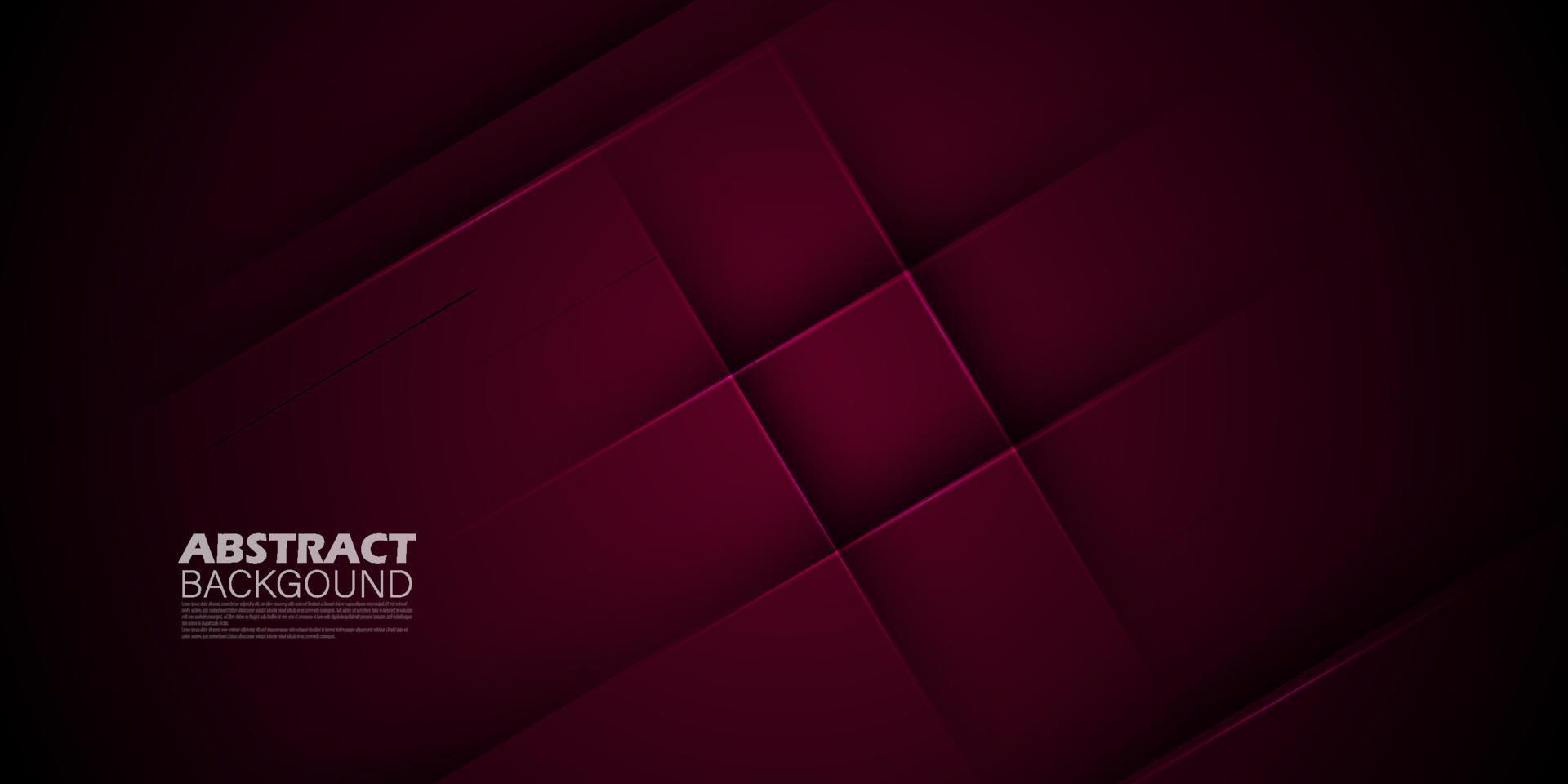 Abstract dark red gradient illustration background with 3d look and simple pattern. cool design and luxury.Eps10 vector