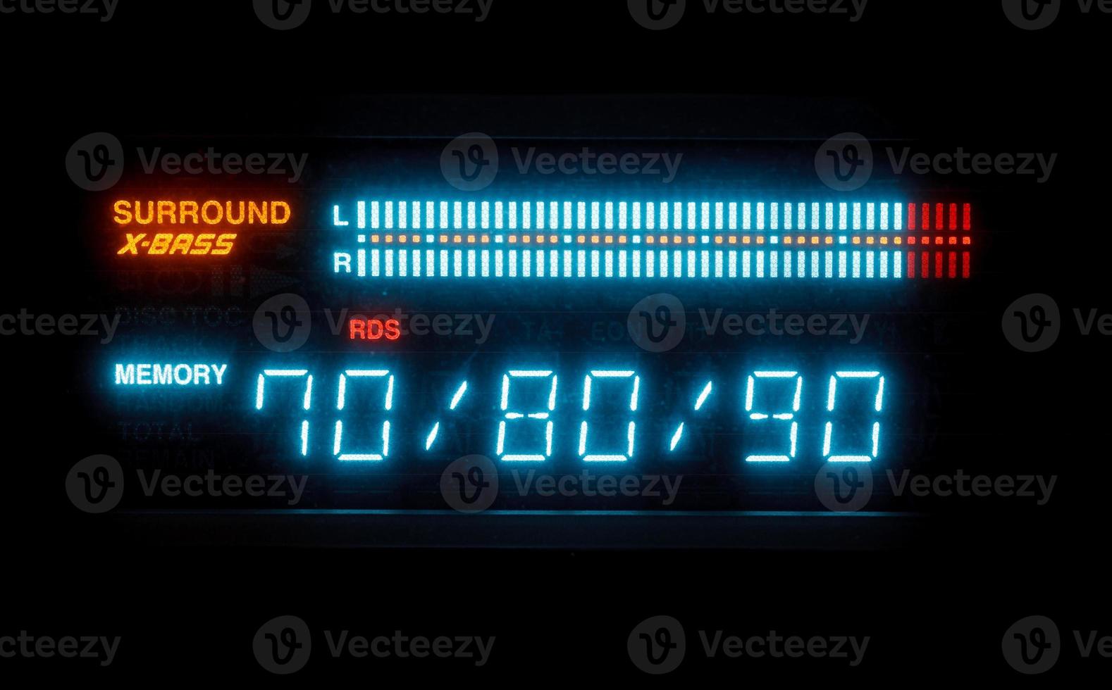 sound volume on illuminated indicator board photo