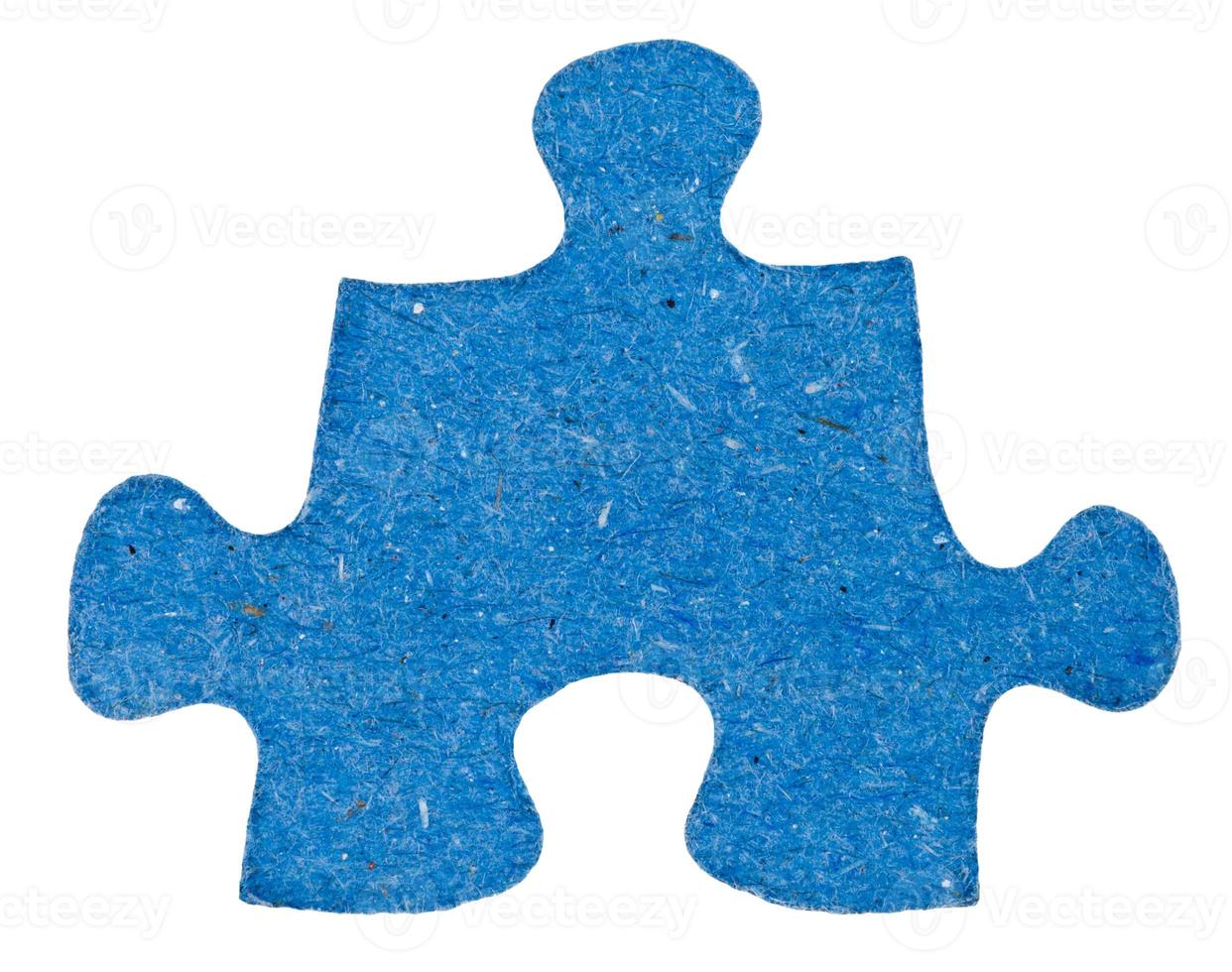 cardboard plue piece of jigsaw puzzle photo