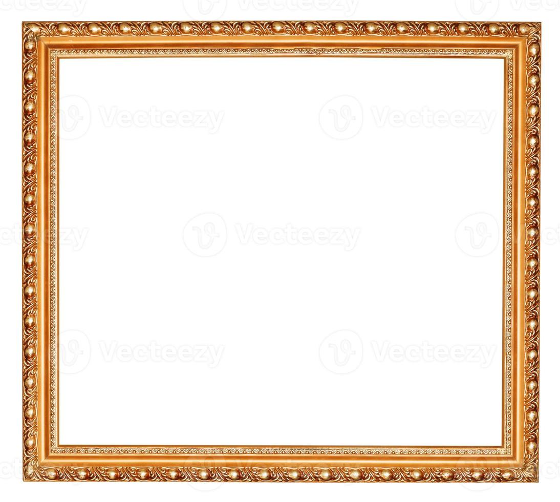 gilted baroque old wooden picture frame photo