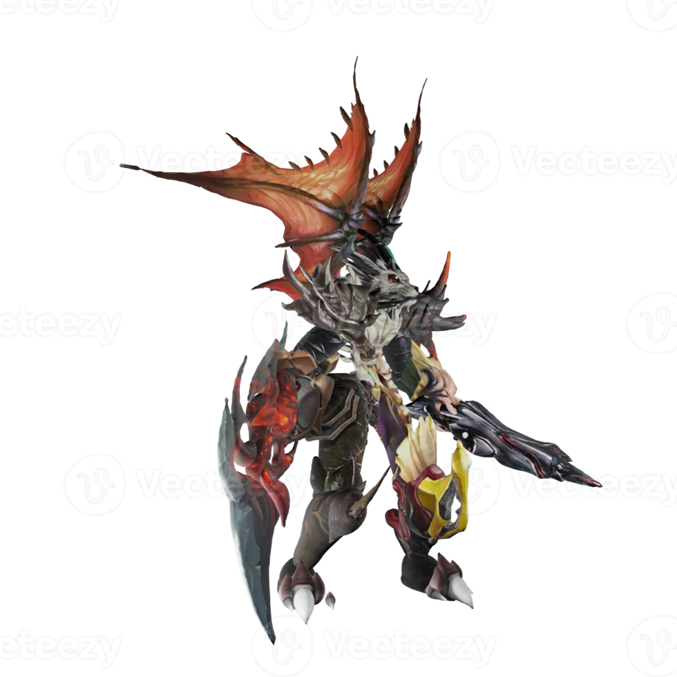 Monster character idle png