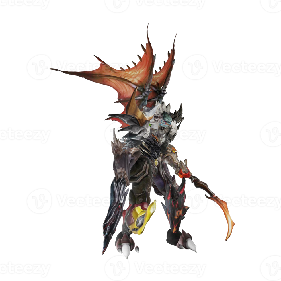 Monster character idle png