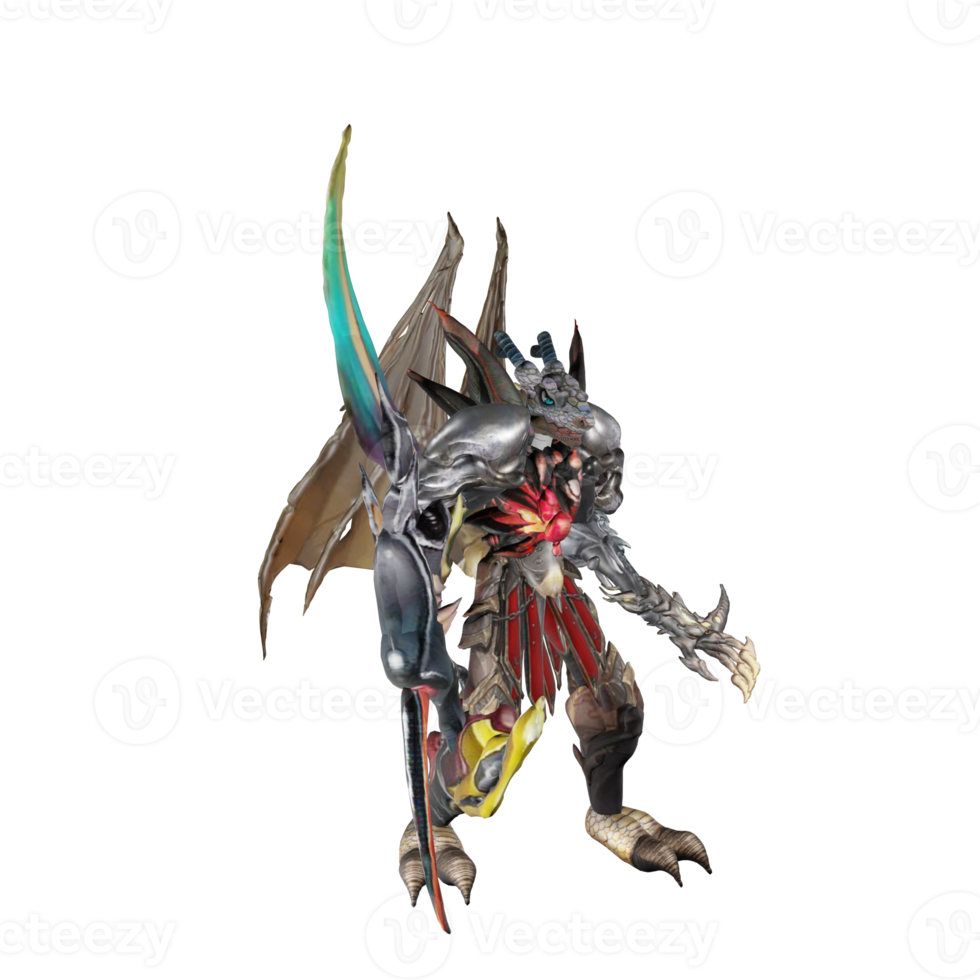 Verteidigungshaltung des Monstercharakters png