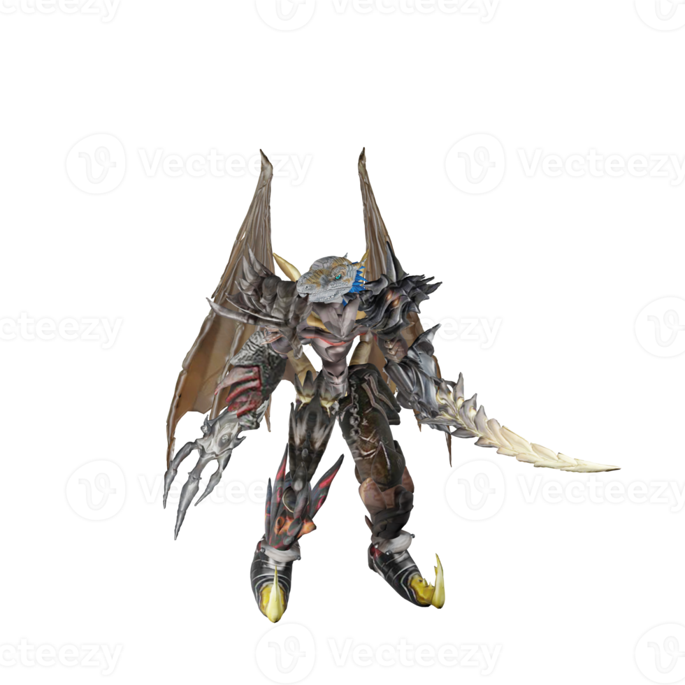 Verteidigungshaltung des Monstercharakters png