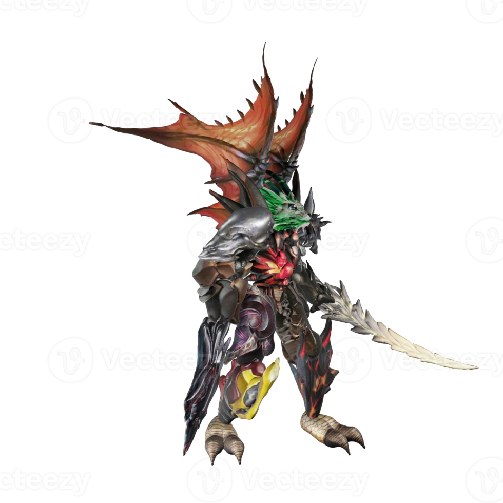 Monster character idle png