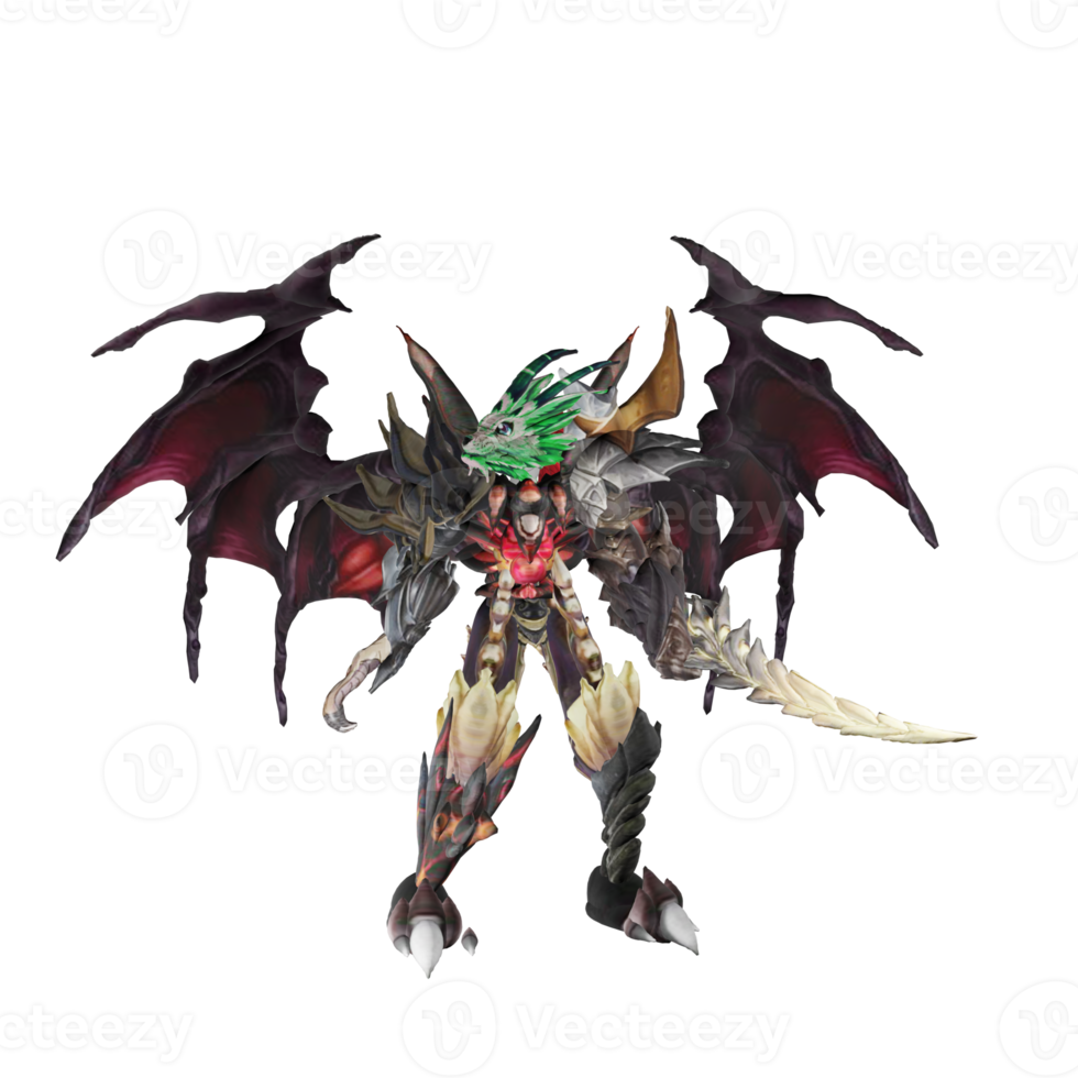 Verteidigungshaltung des Monstercharakters png