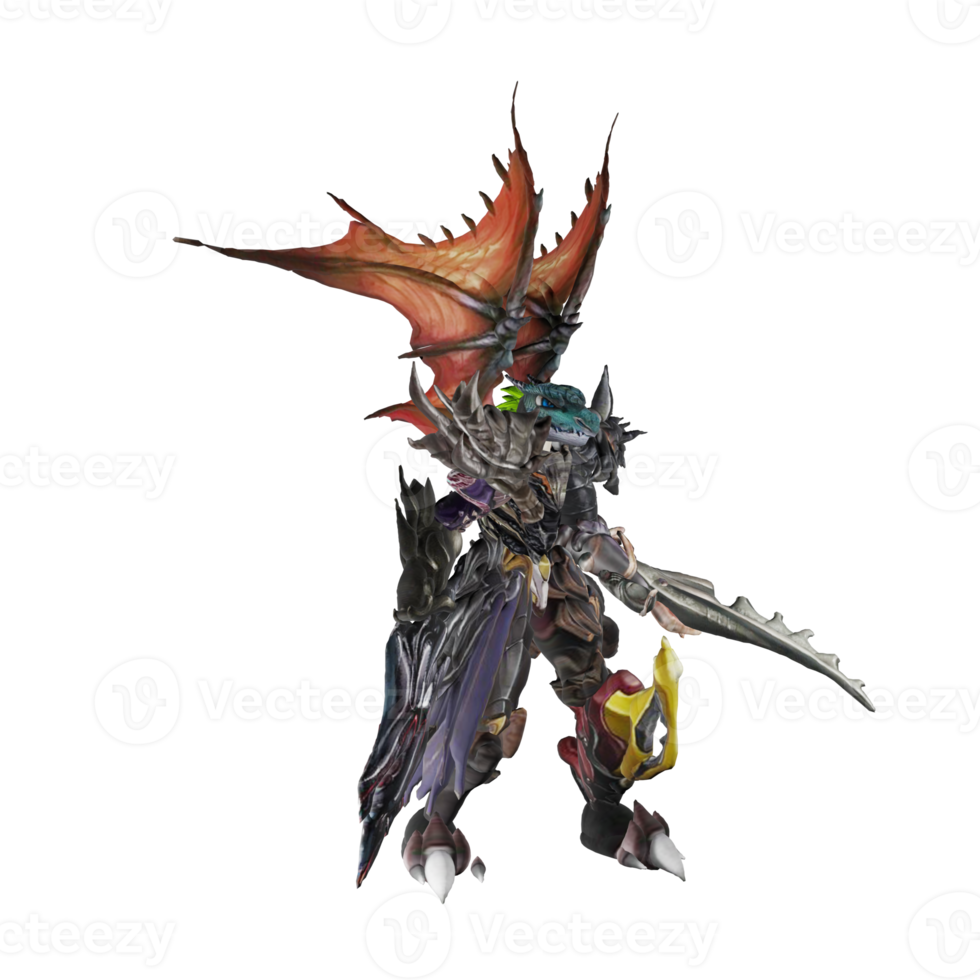 Monster character idle png