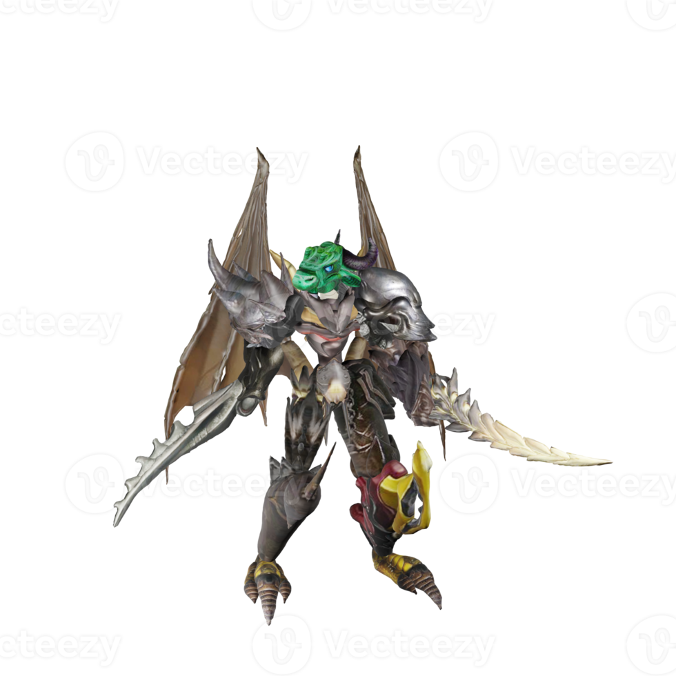 Verteidigungshaltung des Monstercharakters png