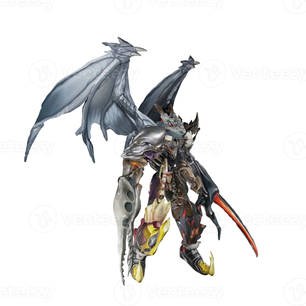 Monster character idle png