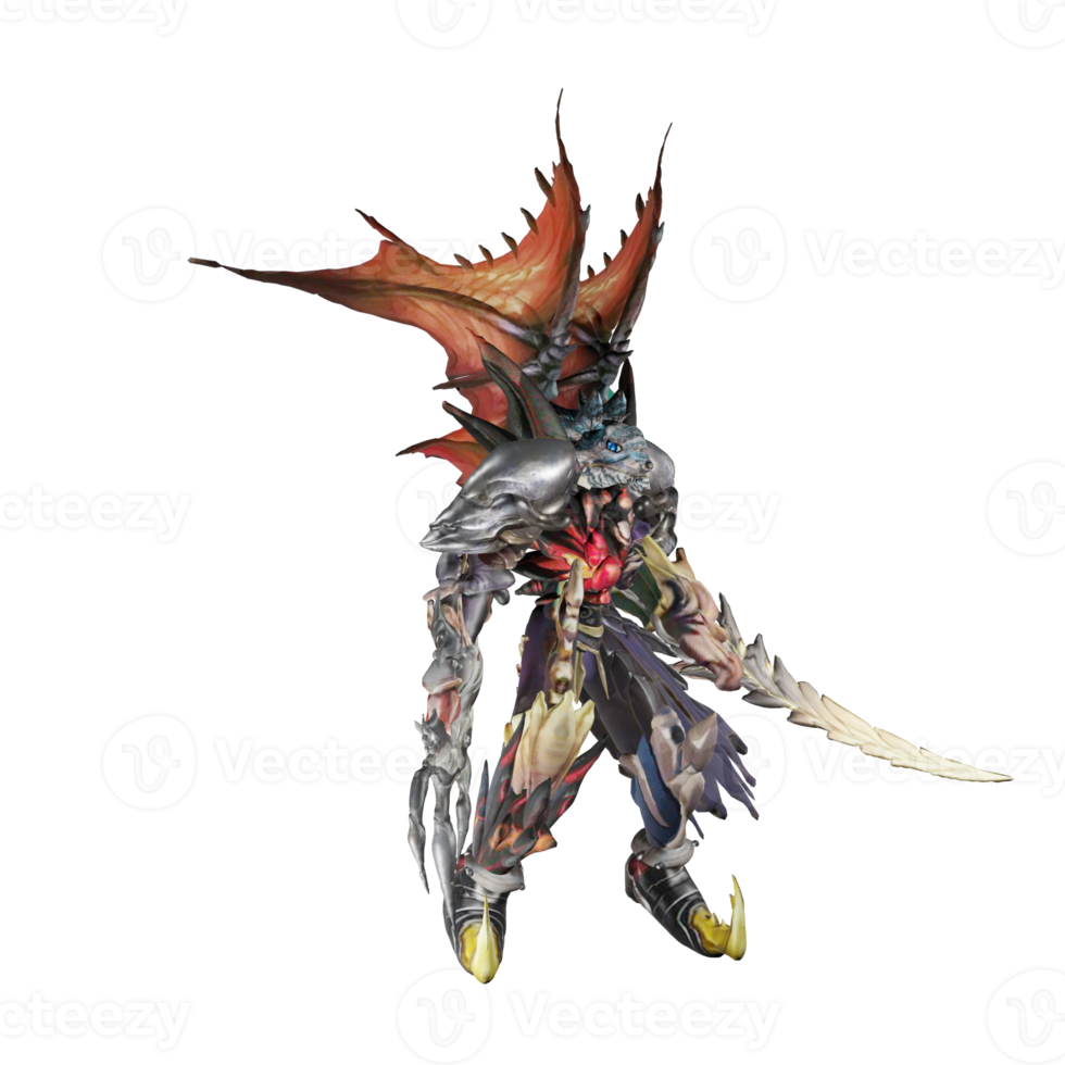 Monster character idle png