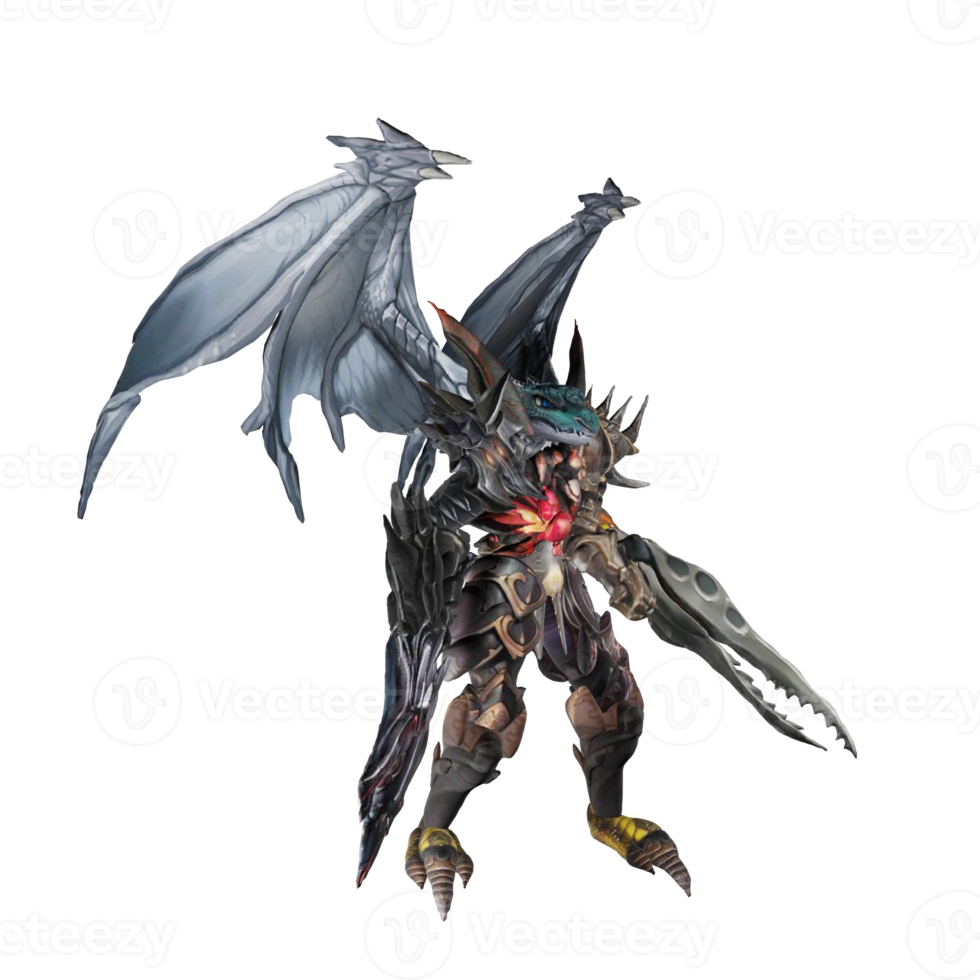 Monster character idle png