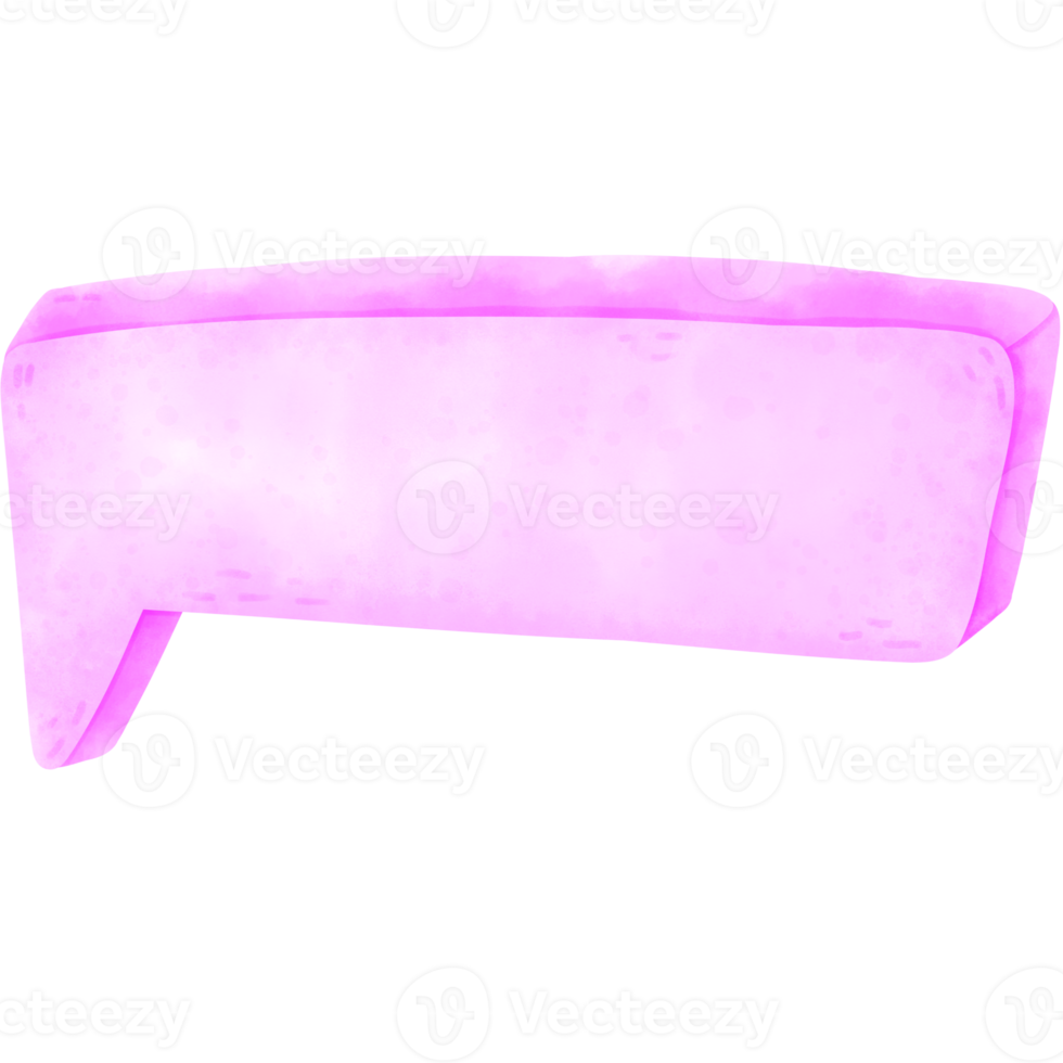 Watercolor Speech bubble png