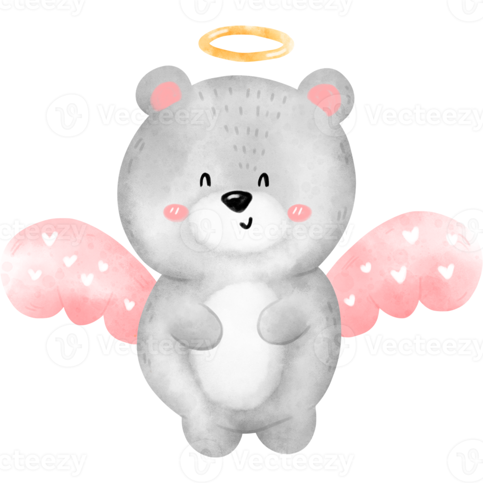 Fairy Bear Watercolor png