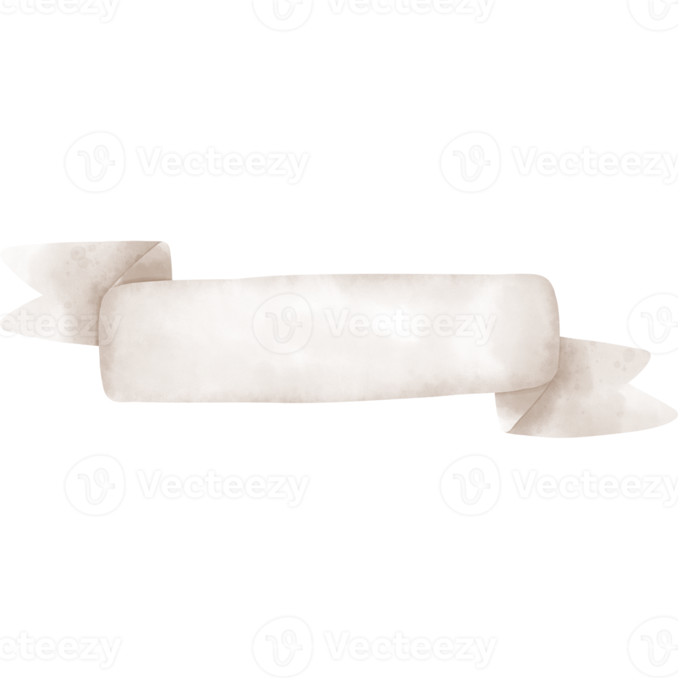 watercolor banner title png