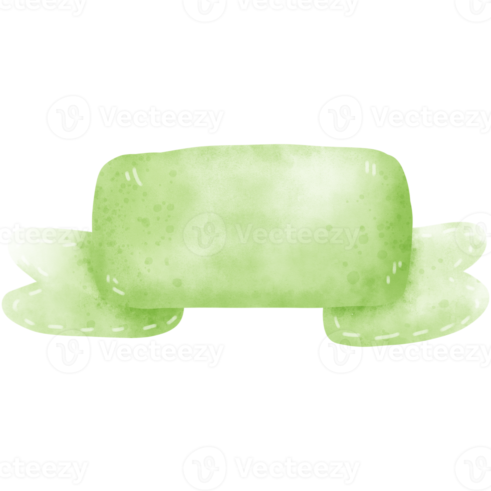 watercolor banner title 11908091 PNG